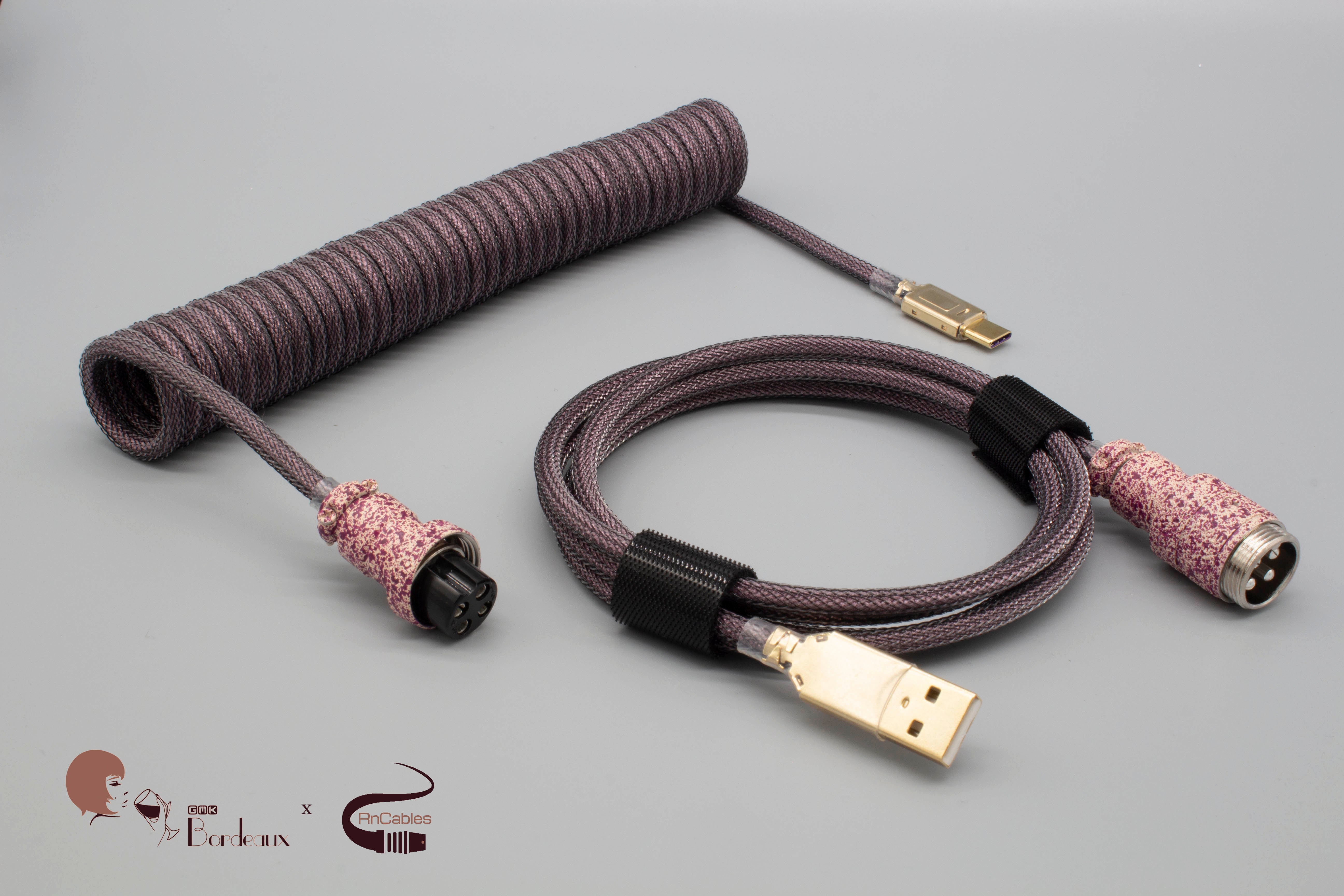 [GB] GMK Bordeaux Cable (Official Collab)